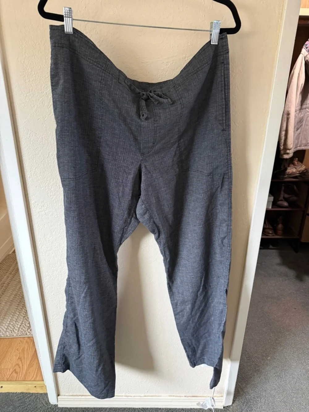 Prana Men's Drawstring Joggers - Dark Gray - Picture 2 of 4